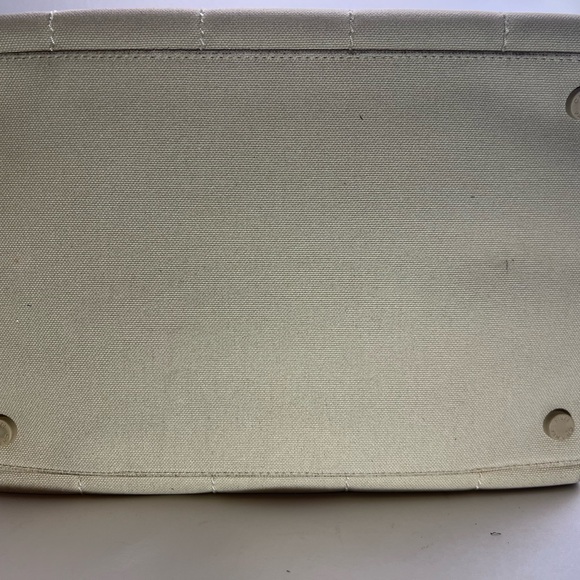 Chanel Ivory Chocolate Bar Bowling Tote - Picture 4 of 12